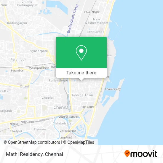 Mathi Residency map