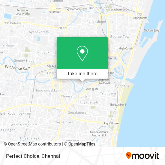 Perfect Choice map