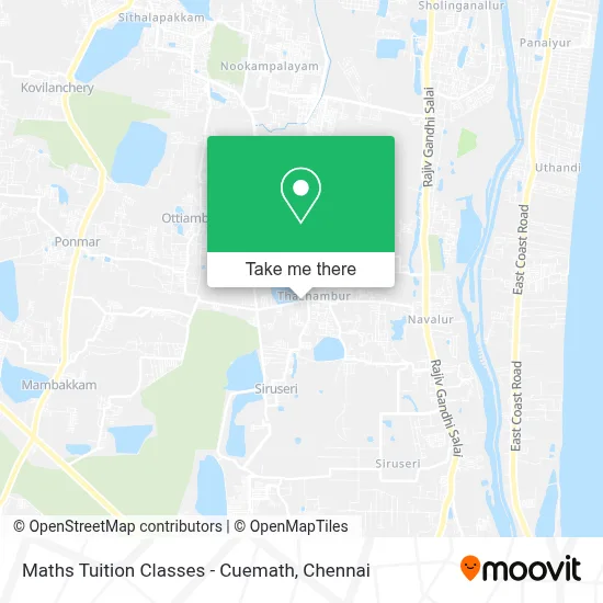 Maths Tuition Classes - Cuemath map