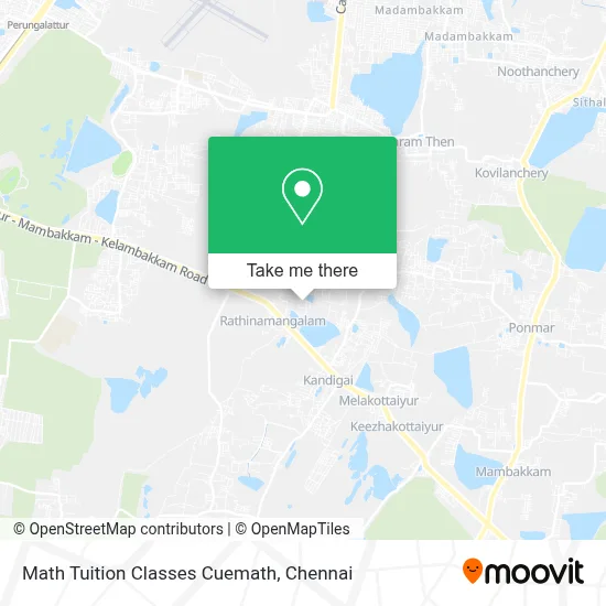 Math Tuition Classes Cuemath map