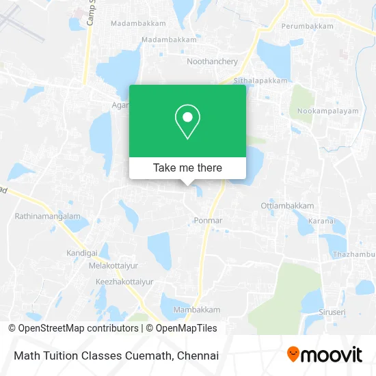 Math Tuition Classes Cuemath map