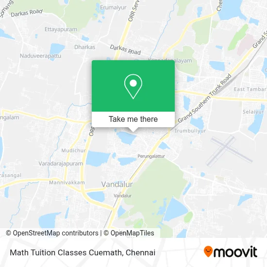 Math Tuition Classes Cuemath map