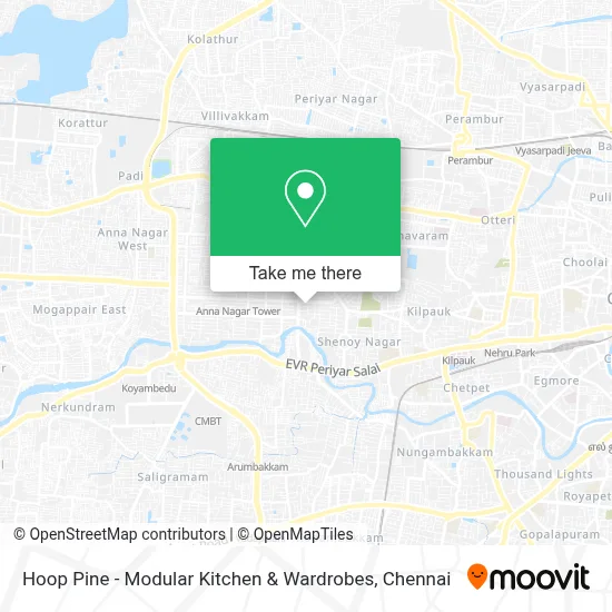 Hoop Pine - Modular Kitchen & Wardrobes map