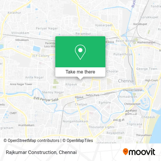 Rajkumar Construction map