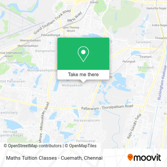 Maths Tuition Classes - Cuemath map