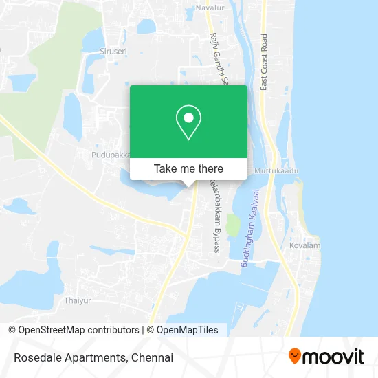 Rosedale Apartments map