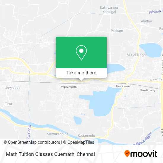 Math Tuition Classes Cuemath map