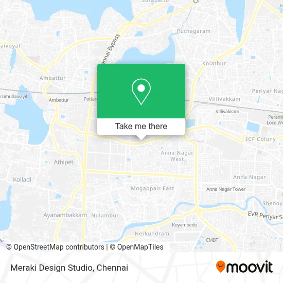 Meraki Design Studio map