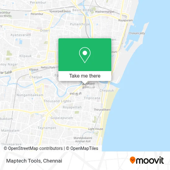 Maptech Tools map