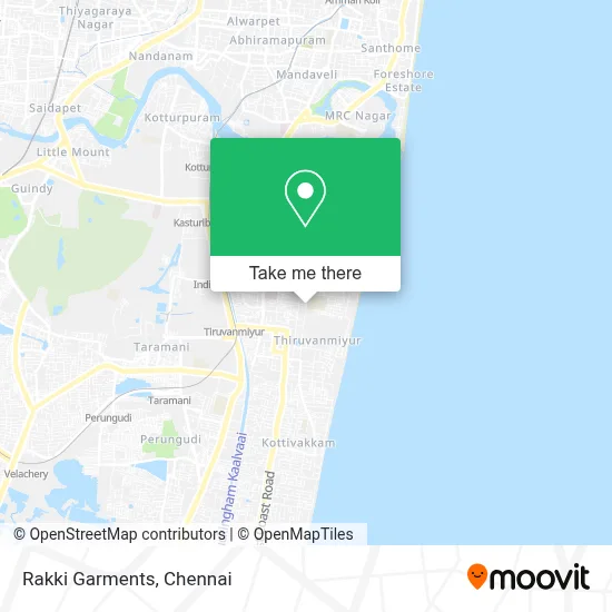 Rakki Garments map