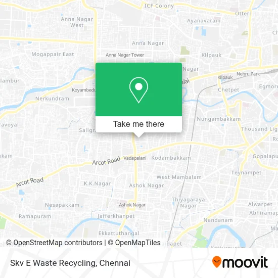Skv E Waste Recycling map