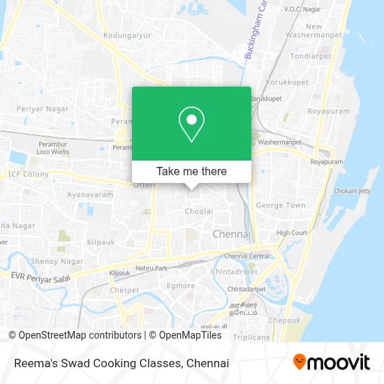 Reema's Swad Cooking Classes map
