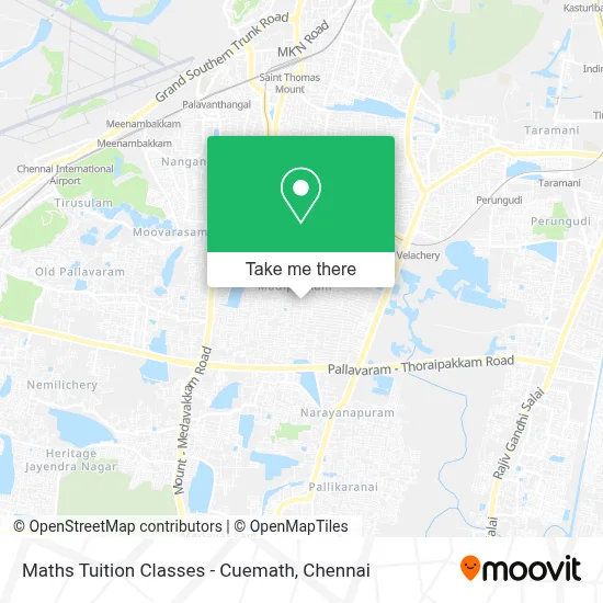 Maths Tuition Classes - Cuemath map