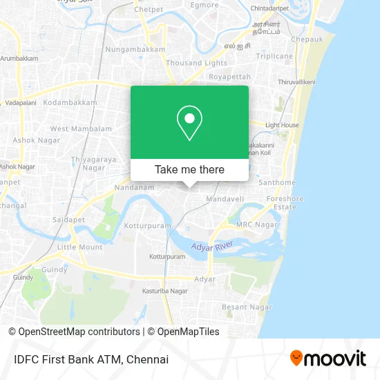 Idfc First Bank Atm map