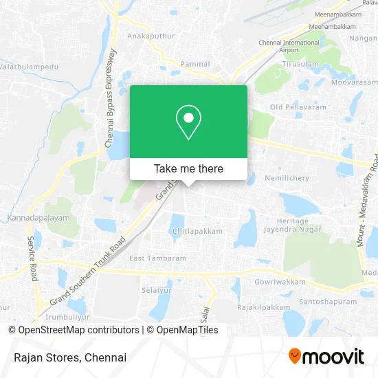 Rajan Stores map