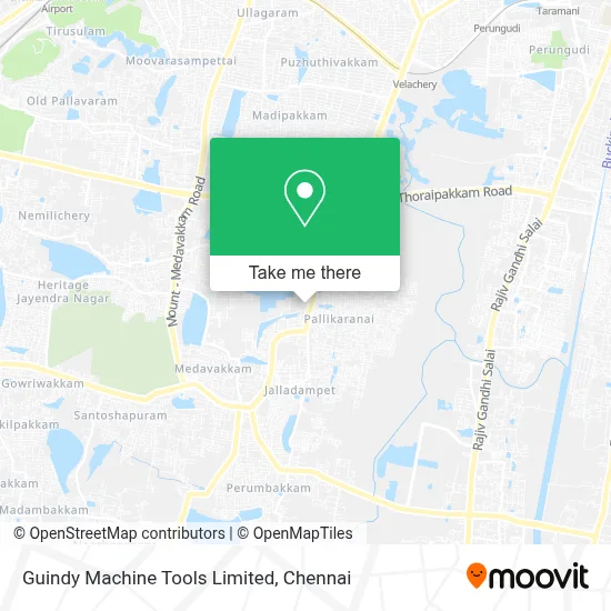 Guindy Machine Tools Limited map