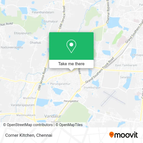 Corner Kitchen map