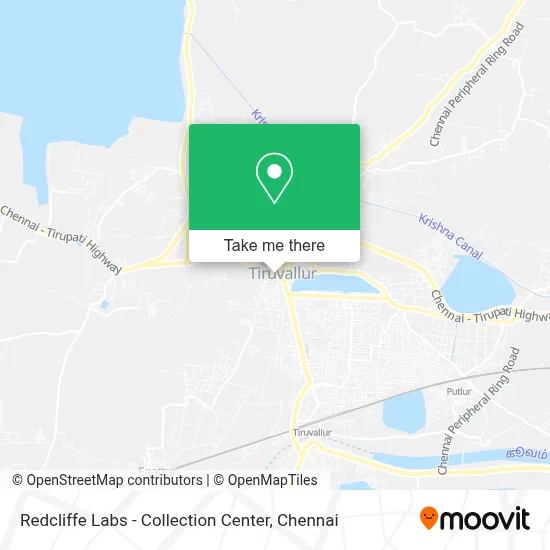 Redcliffe Labs - Collection Center map
