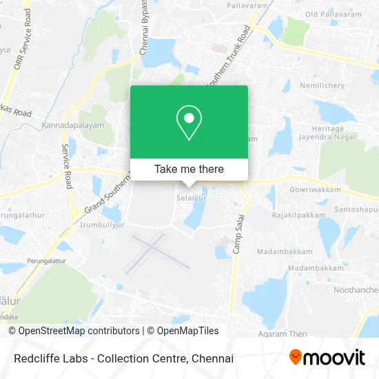 Redcliffe Labs - Collection Centre map