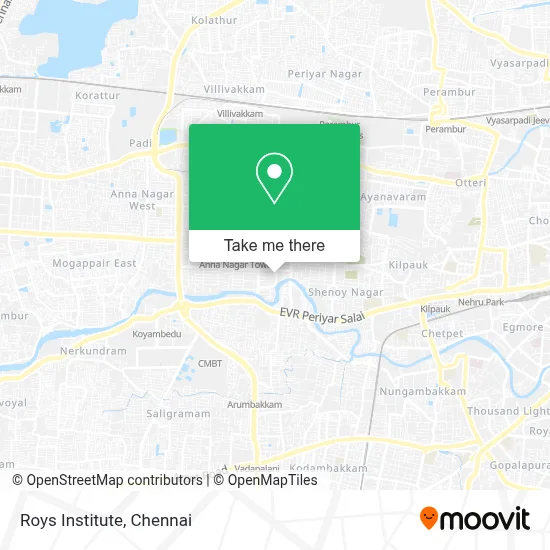 Roys Institute map