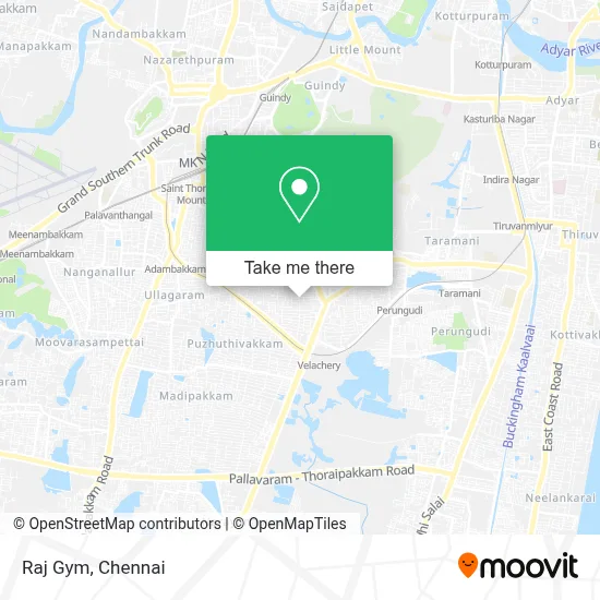 Raj Gym map