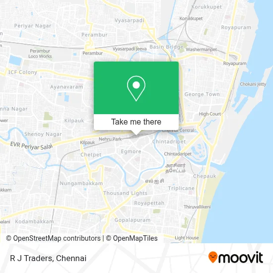 R J Traders map