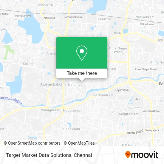 Target Market Data Solutions map