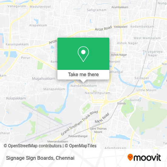 Signage Sign Boards map