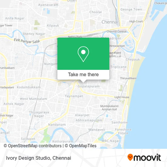 Ivory Design Studio map