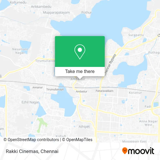 Rakki Cinemas map