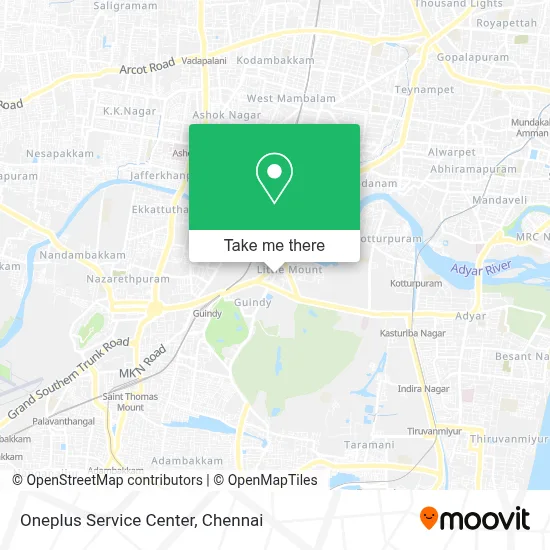 Oneplus Service Center map