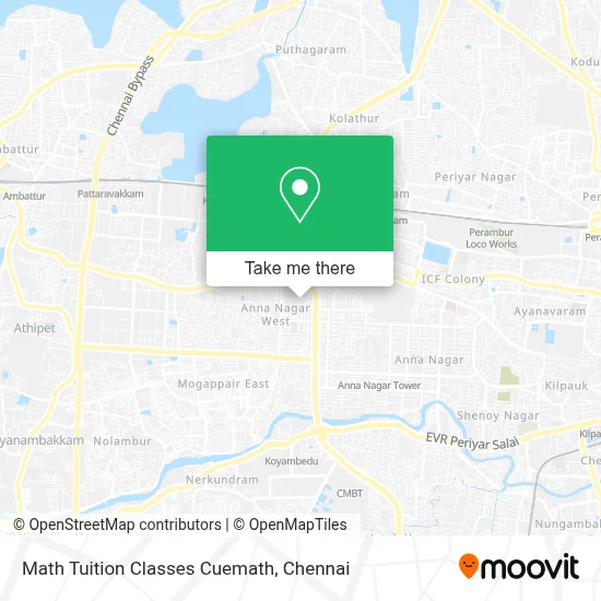Math Tuition Classes Cuemath map
