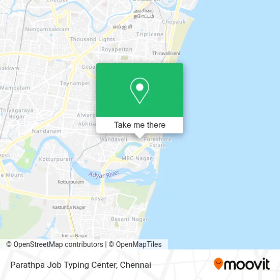 Parathpa Job Typing Center map