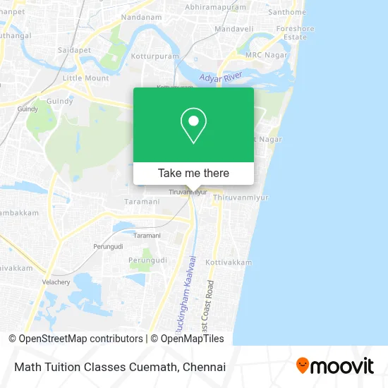 Math Tuition Classes Cuemath map