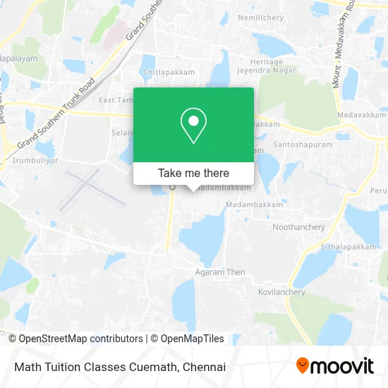 Math Tuition Classes Cuemath map