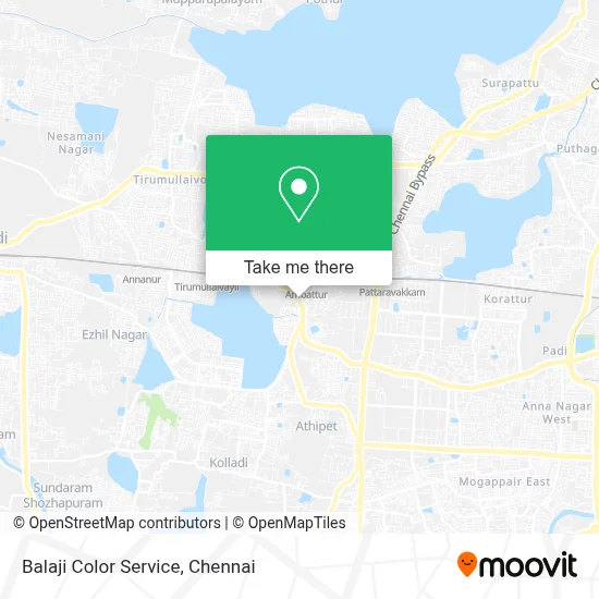 Balaji Color Service map