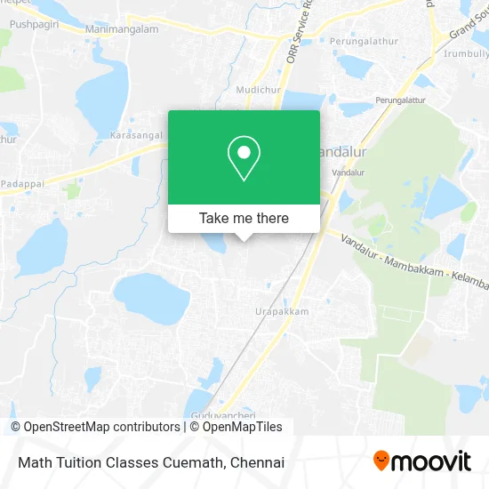 Math Tuition Classes Cuemath map