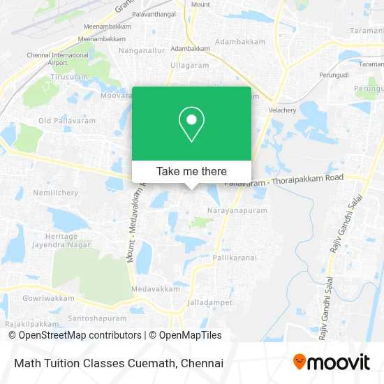Math Tuition Classes Cuemath map