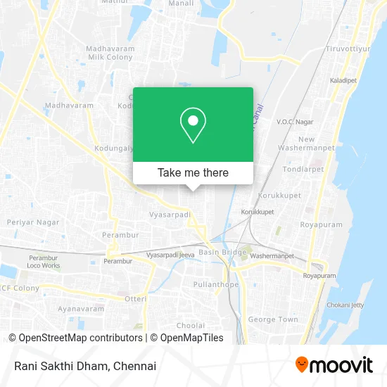 Rani Sakthi Dham map
