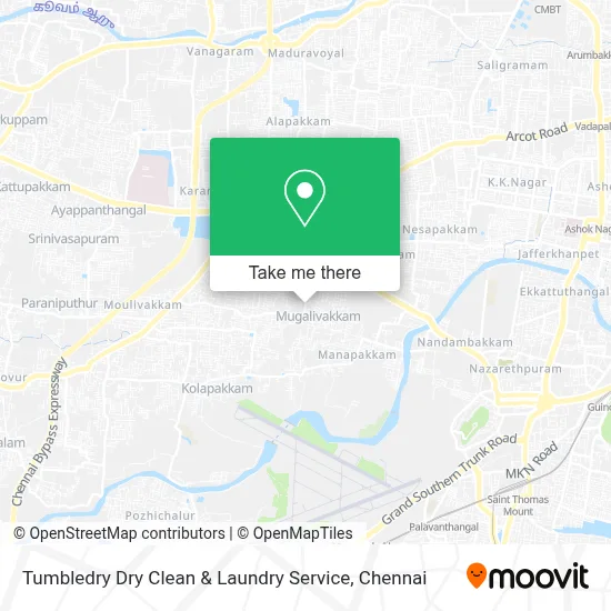 Tumbledry Dry Clean & Laundry Service map