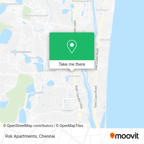 Rsk Apartments map