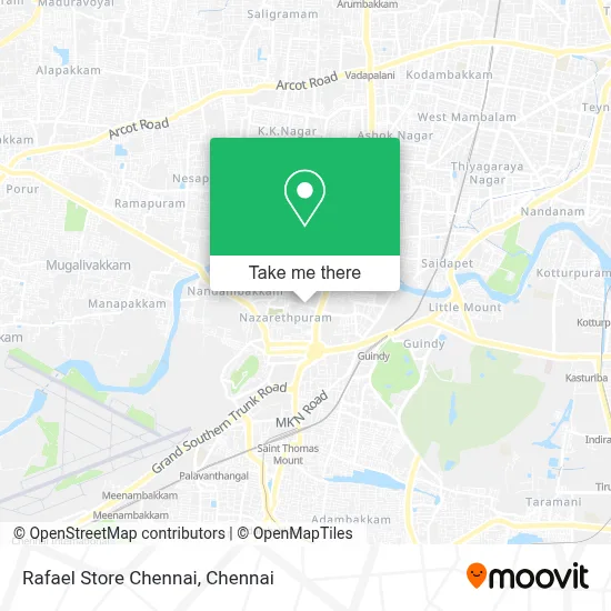 Rafael Store Chennai map