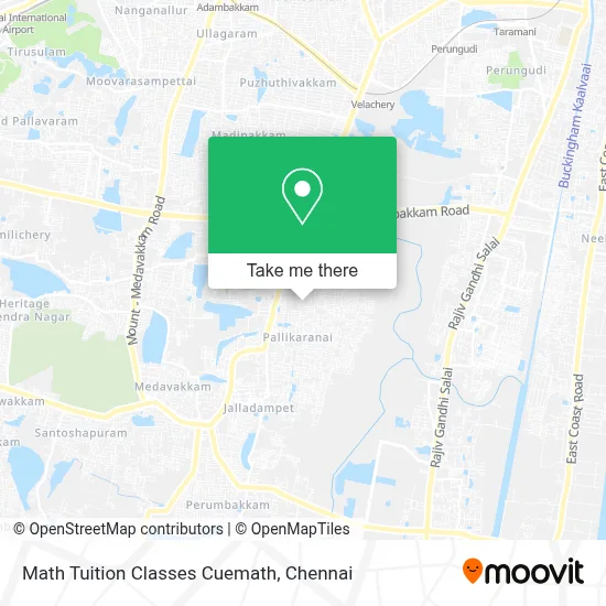 Math Tuition Classes Cuemath map