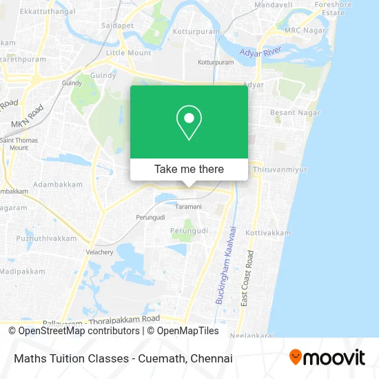 Maths Tuition Classes - Cuemath map