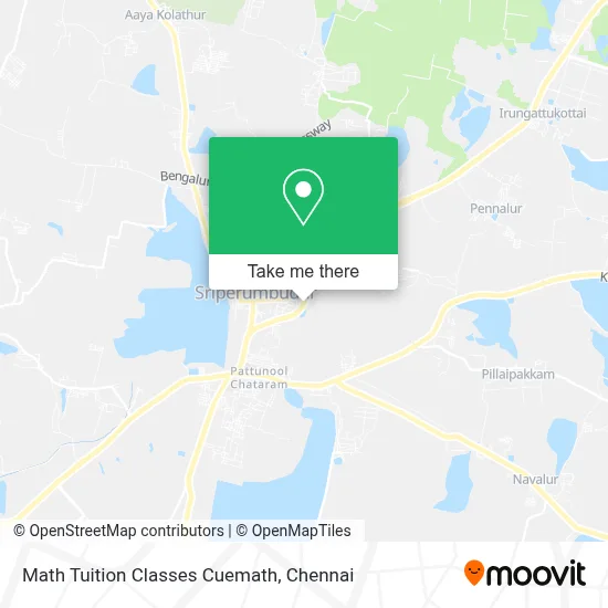 Math Tuition Classes Cuemath map