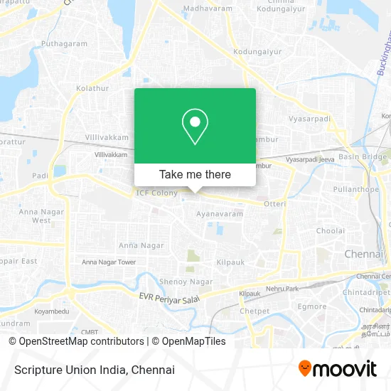 Scripture Union India map