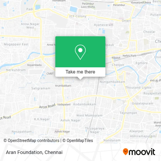 Aran Foundation map