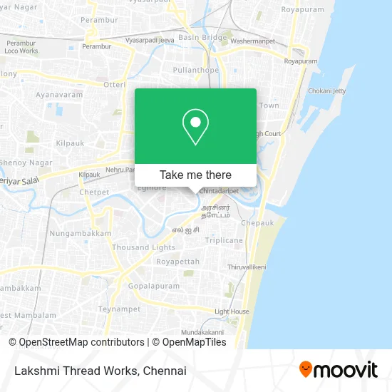 Lakshmi Thread Works map