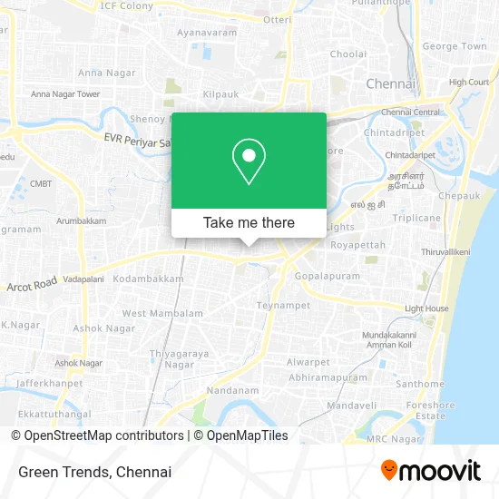 Green Trends map