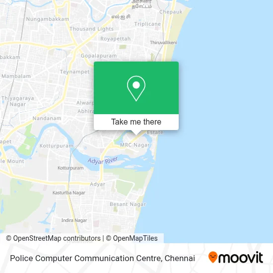 Police Computer Communication Centre map